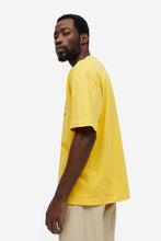 Load image into Gallery viewer, H&amp;M Relaxed Fit T Shirt Yellow/Keith Haring
