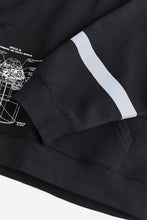 Load image into Gallery viewer, H&amp;M Oversized Fit Printed Hoodie Black/NASA
