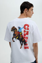 Load image into Gallery viewer, H&amp;M Loose Fit Printed T-shirt Johnny Cash

