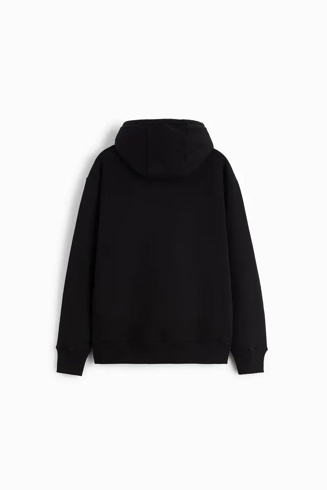Black 2025 zara hoodie