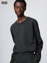 Load image into Gallery viewer, Uniqlo Washed Jersey Long Sleeve Crew Neck T-Shirt
