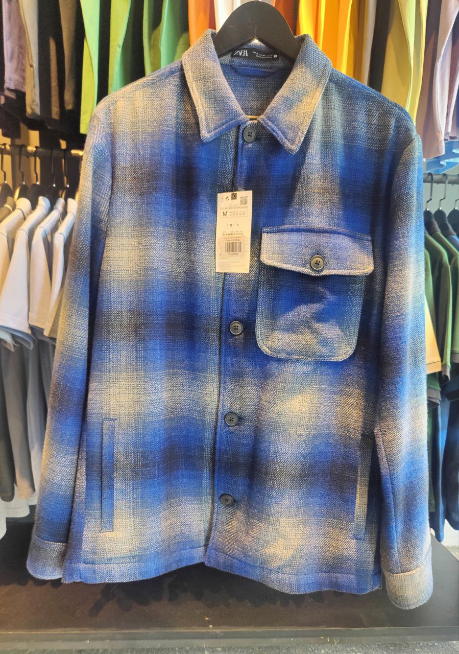 ZARA CHECKED OVERSIZE