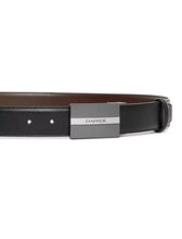 Load image into Gallery viewer, DAPPER Engraved Plaque Buckle Reversible Belt
