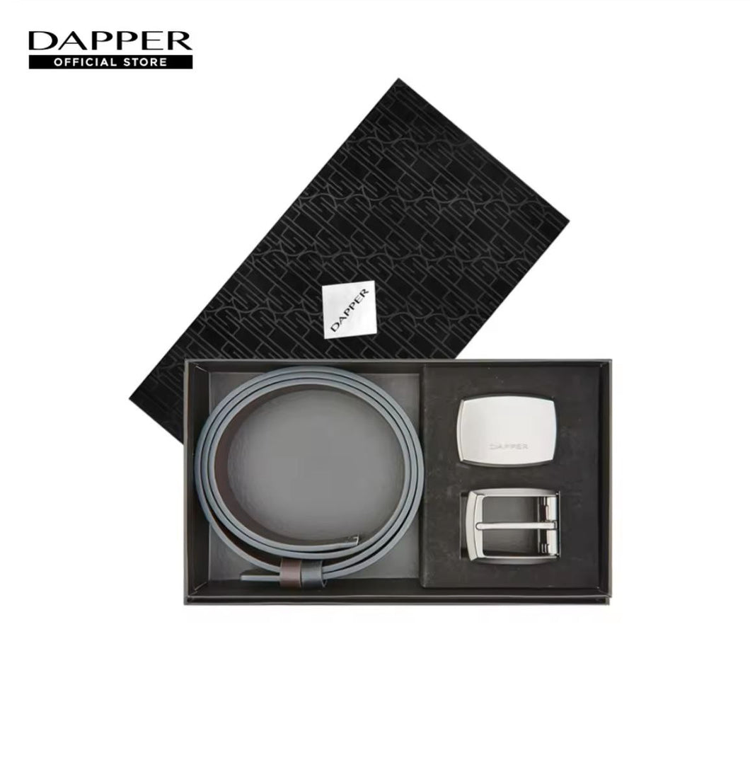 DAPPER Reversible Belt Gift Set