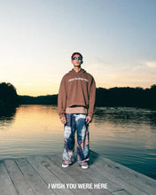 Load image into Gallery viewer, I Wish You Were Here-Crop Hoodie
