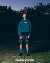 Load image into Gallery viewer, I Wish You Were Here-Crop Hoodie
