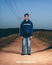 Load image into Gallery viewer, I Wish You Were Here-Crop Hoodie
