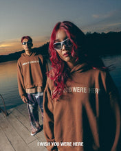 Load image into Gallery viewer, I Wish You Were Here-Crop Hoodie
