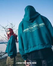 Load image into Gallery viewer, I Wish You Were Here-Crop Hoodie
