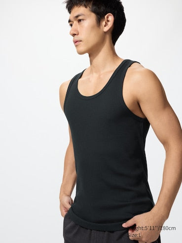 Uniqlo Dry Color Ribbed Tank Top