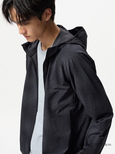 Uniqlo DRY-EX UV Protection Full-Zip Hoodie | Printed