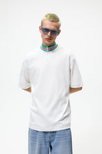 Load image into Gallery viewer, Zara High Neck Polo Shirt with Zip White
