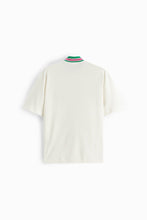 Load image into Gallery viewer, Zara High Neck Polo Shirt with Zip White
