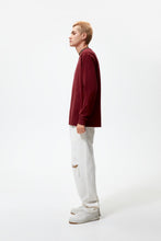 Load image into Gallery viewer, Zara Heavy Weight Long Sleeve T Shirt Maroon
