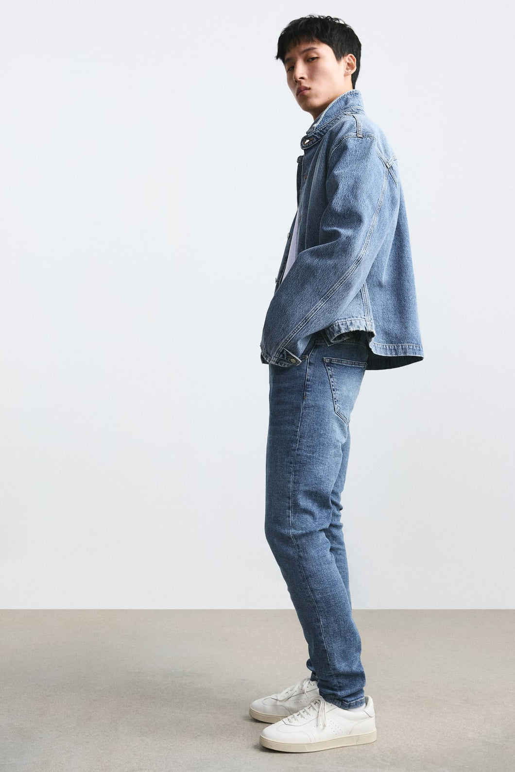 Zara Skinny Jeans Mid Blue