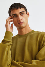 Load image into Gallery viewer, H&amp;M Oversized Fit Cotton Sweatshirt Olive Green
