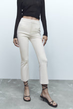 Load image into Gallery viewer, Zara Mini Flare Pants ECRU
