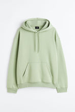 Load image into Gallery viewer, H&amp;M Relaxed Fit Hoodie Light Green
