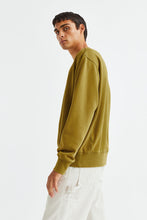 Load image into Gallery viewer, H&amp;M Oversized Fit Cotton Sweatshirt Olive Green
