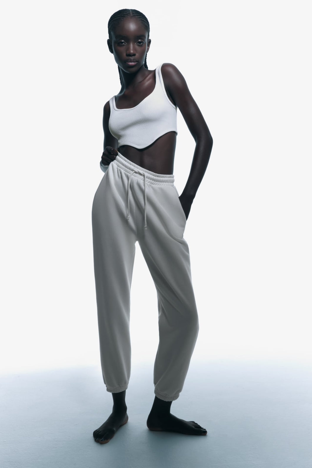 Zara Seamless Corset Top White – Prisma Clothing & Brands