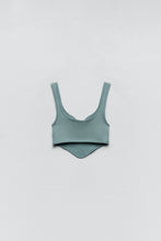 Load image into Gallery viewer, Zara Seamless Corset Top Blue Grey
