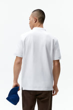 Load image into Gallery viewer, Zara Pique Textured Polo Shirt White
