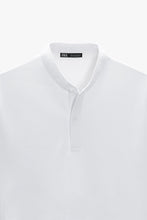 Load image into Gallery viewer, Zara Pique Textured Polo Shirt White
