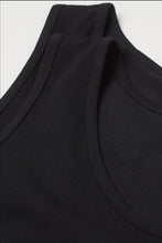 Load image into Gallery viewer, H&amp;M  Vest Top Regular Fit Black( an )
