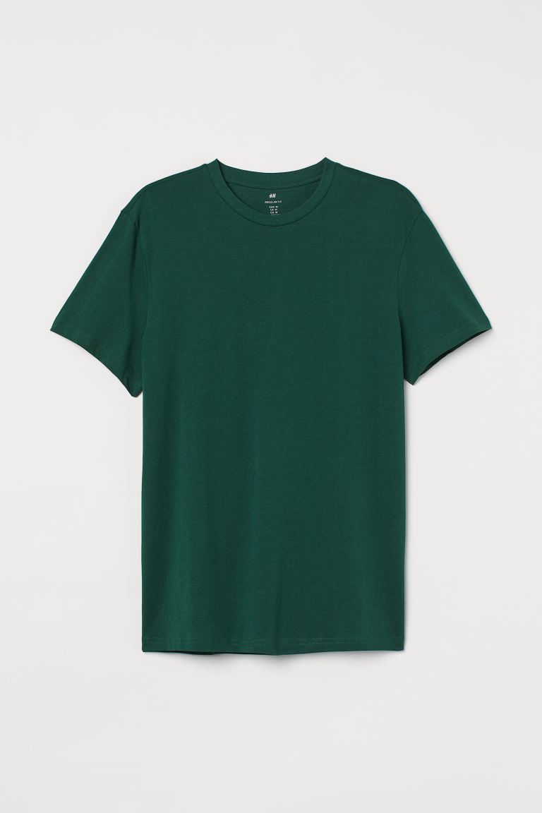 H&M Regular Fit Round Neck T Shirt