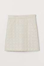 Load image into Gallery viewer, H&amp;M Quilted Skirt White
