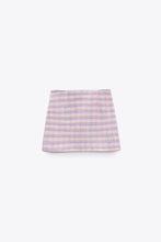 Load image into Gallery viewer, Zara TEXTURED CORSET TOP and GINGHAM CHECK MINI SKIRT

