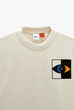 Load image into Gallery viewer, Zara Marco Oggian Graphic Sweatshirt Oyster White
