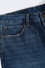 Load image into Gallery viewer, Zara Slim Fit Loose Jeans Denim Blue
