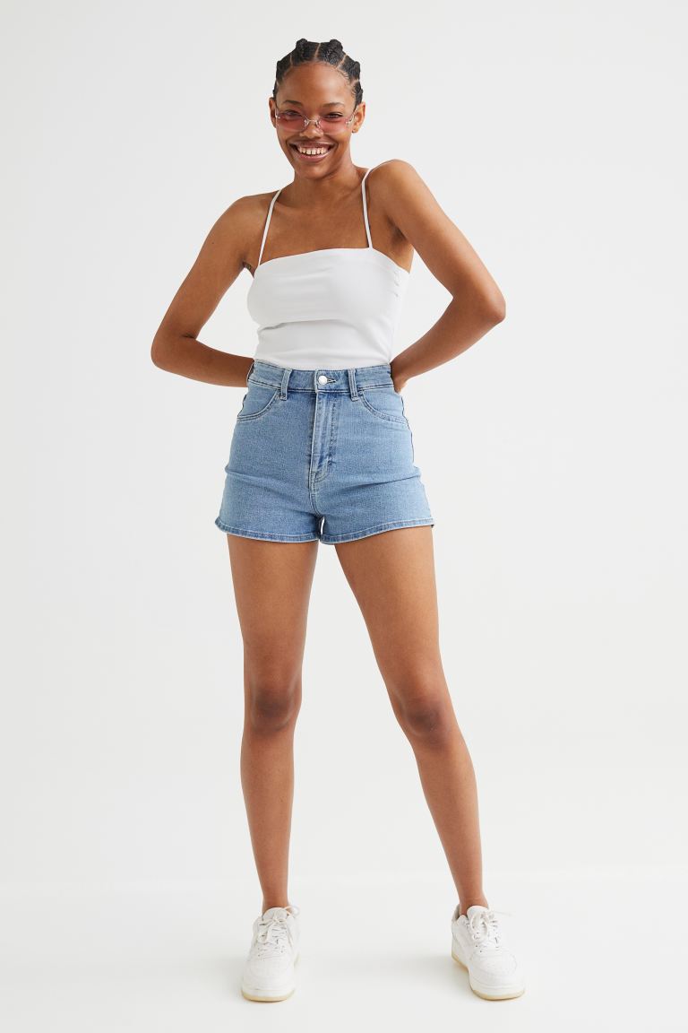 H&M Cropped Bandeau Top White – Prisma Clothing & Brands