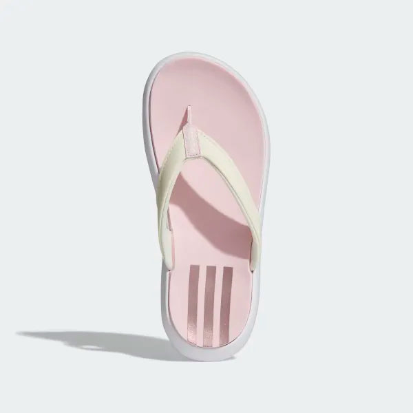 Adidas Comfort Flip Flop Pink Cream White