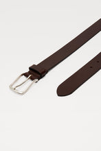 Load image into Gallery viewer, Zara Basic Leather Belt Brown
