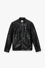 Load image into Gallery viewer, Zara Faux Leather Biker Jacket
