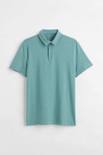 Load image into Gallery viewer, H&amp;M Slim Fit Polo Shirt Turquoise
